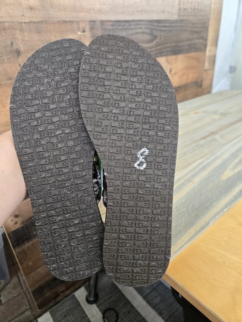 Sanuk YOGA SLING 2 PRINTS Women's Sandals Flip Flop 1100698 SKYLAND  Size 7 NEW
